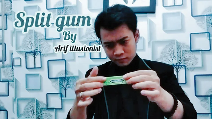 

2019 Split Gum by Arif Illusionist Magic Instructions Magic trick