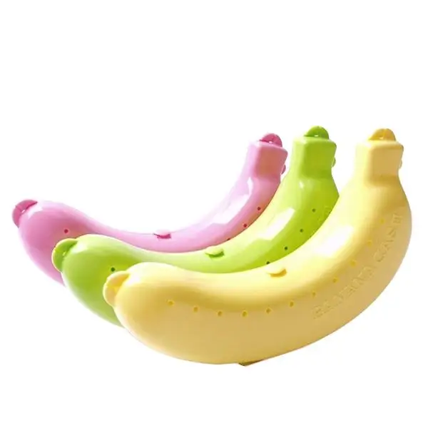 

Banana Protector Food Storage Banana Storage Box Container Randomly Trip Plastic Portable