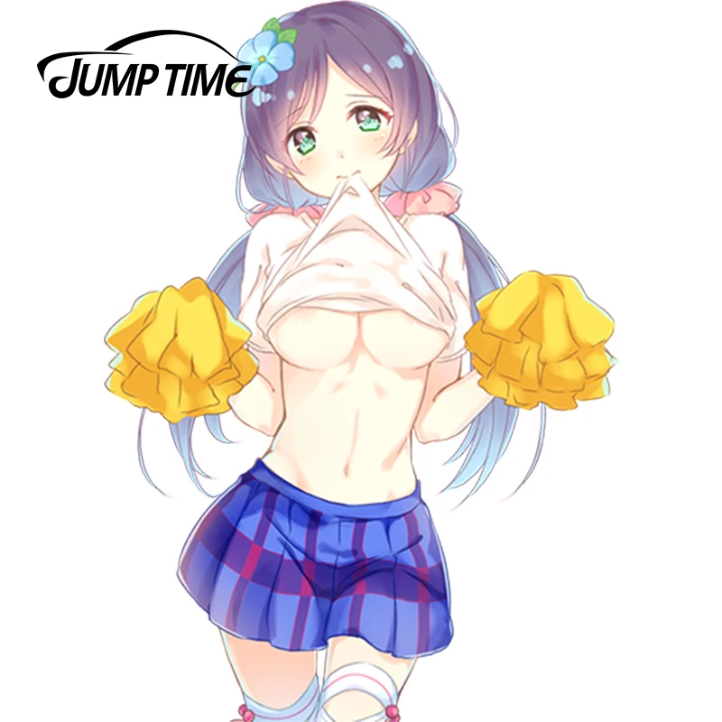 JumpTime 13 см x 9 3 красивая влюбленная девочка! Аниме мультфильм красота винил