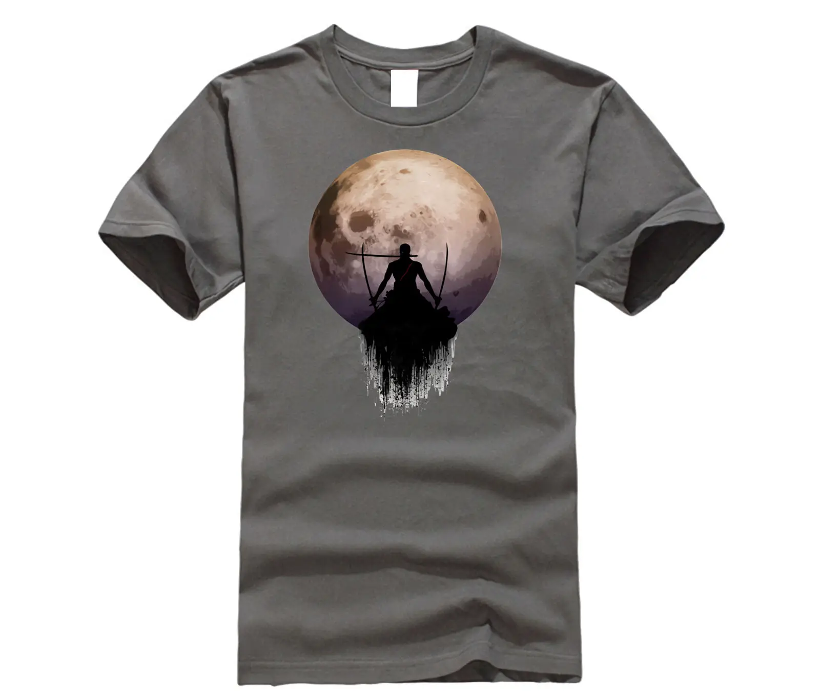 Мужская футболка с 3D принтом Луны Roronoa Zoro в стиле санторью 3 мечи одна штука одежда