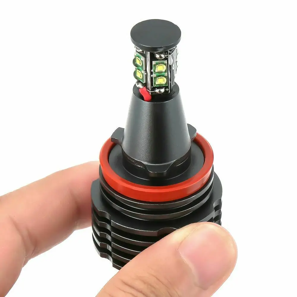 Fuleem 2 шт. H8 80 вт белый 6000K светодиодный ангельский глаз гало кольцесветильник