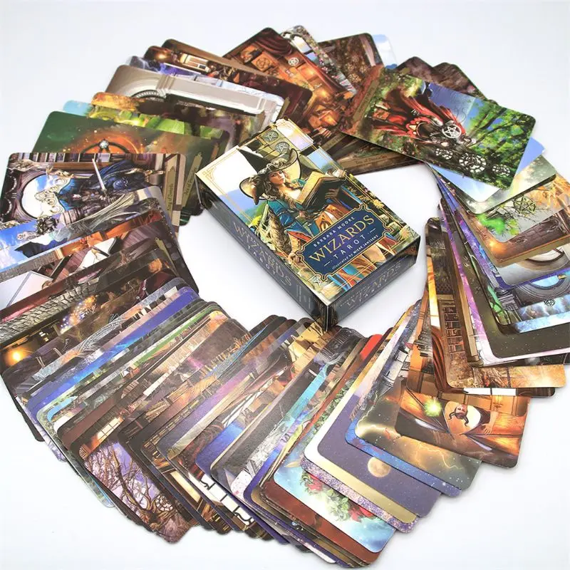 Колода из 78 карт Таро волшебника по мотивам настольной игры для гадания Райдера