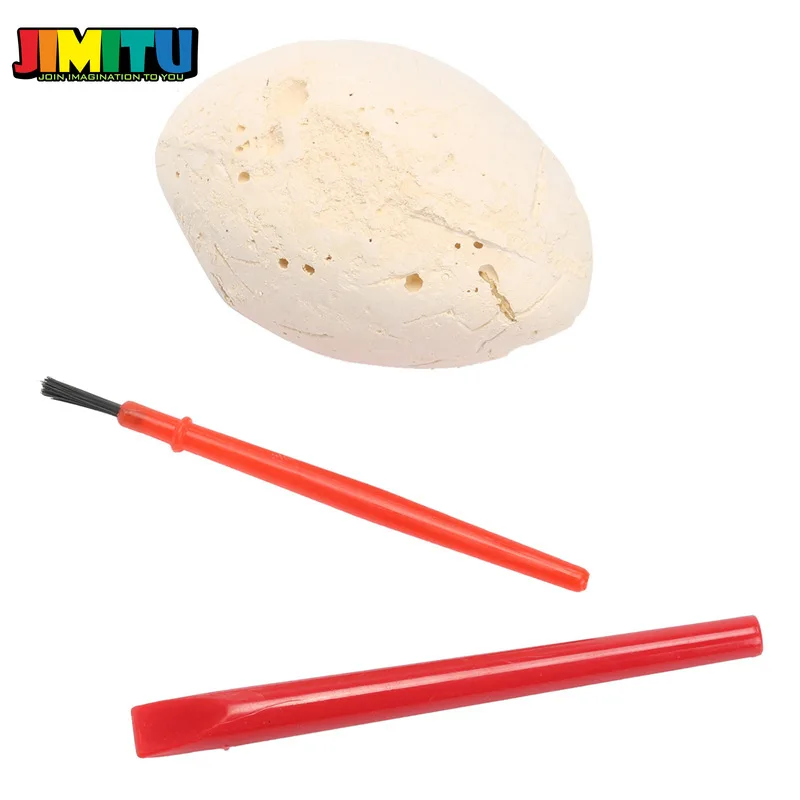 JIMITU DIY Динозавр яйцо копание окаменелостей раскопки игрушки для детей Обучающие