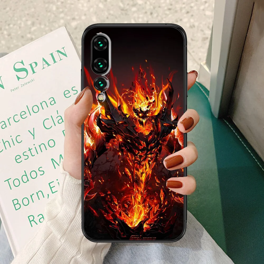 

Game logo Dota 2 Phone case For Huawei P Mate P10 P20 P30 P40 10 20 Smart Z Pro Lite 2019 black luxury back pretty hoesjes trend
