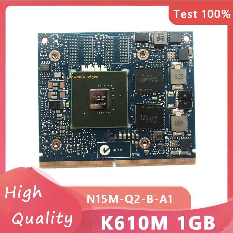 Оригинальная графическая карта K610M 1 ГБ Φ Vga для HP ZBook 15 17 полностью