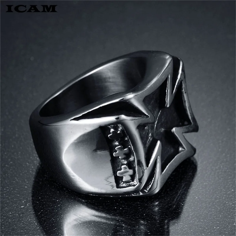 Мужское кольцо из нержавеющей стали размеры от 7 до 12|Кольца| |