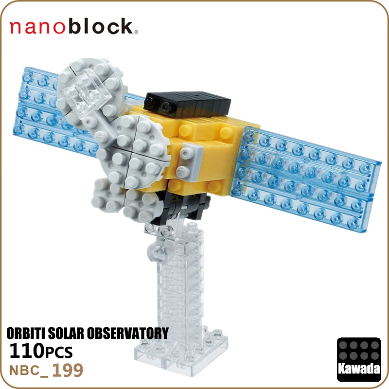 Nano Block Sun Gazing Satellite Nbc _ 199 Новинка! NBC199 Nanoblock обсерватория на орбите солнечной [Мини