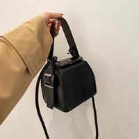eam handle bag female wallet retro pu leather lux shoulder bag new 2021 fashion large capacity box crossbody clutch 18a5687