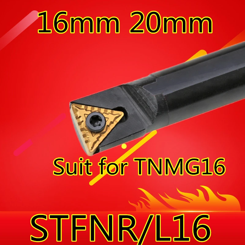 

S16Q-STFNR16/STFNL S18Q-STFNR16/STFNL S20R-STFNR16/STFNL16 Internal turning tools Use CNC Carbide Insert TNGX160404/TNMG160408