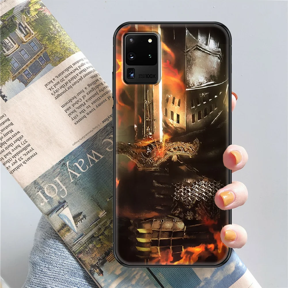 Чехол для телефона Game Dark Souls Samsung Galaxy Note 4 8 9 10 20 S8 S9 S10 S10E S20 Plus UITRA Ультрачерный