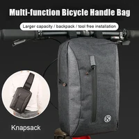 waterproof road bike front fashion large capacity oxford cloth basket cycling accessories storage bicycle handle bag outdoor