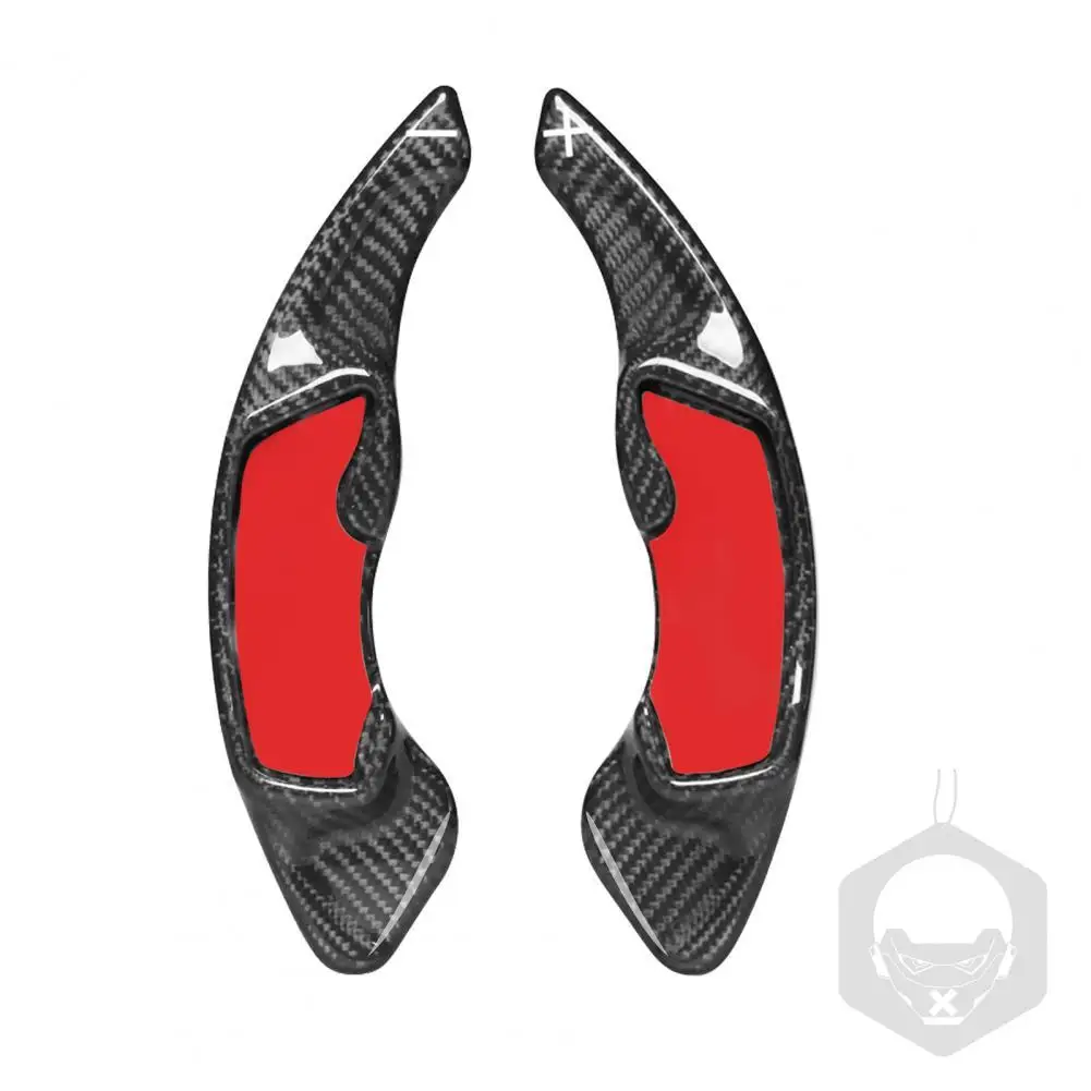 

2Pcs/Set Paddle Shifter Corrosion-resistant Anti-scratch Black Carbon Fiber Steering Wheel Paddles Shifter for Toyota 86
