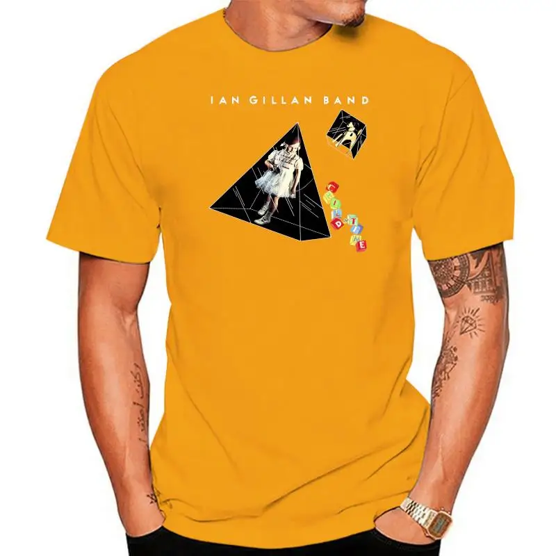 

New Ian Gillan Band Child In Time Deep Purple Men's Black T-Shirt Size S To 3XL TEE Shirt Custom Graphic