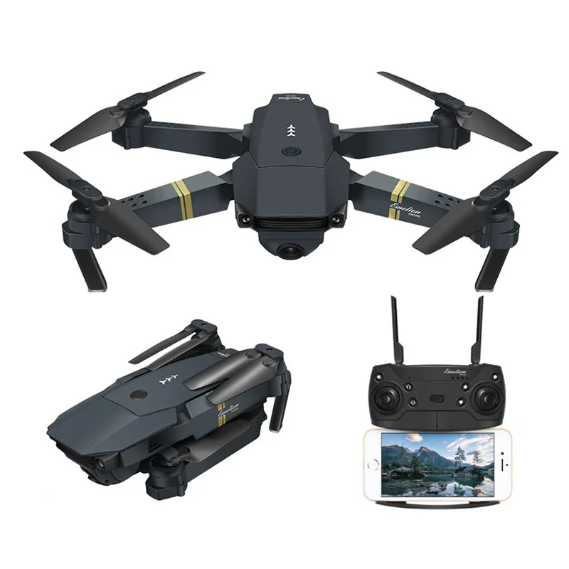 

ToyTime E58 WIFI FPV с широкоугольной HD 4K камерой, режим удержания высоты, складной рычаг, RC Квадрокоптер, Дрон Pro RTF