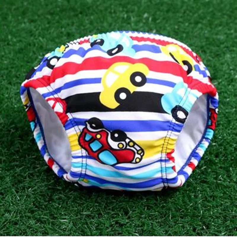 Купальник для маленьких девочек и мальчиков с мультипликационным автомобилем