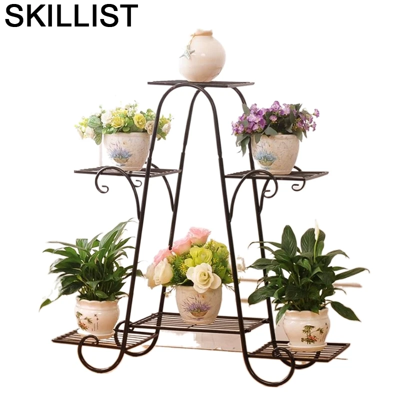 

Pour Plante Terrasse Balcone Varanda Decorative Metal Saksisi Decoration Exterieur Balcony Stand Balkon Flower Plant Shelf