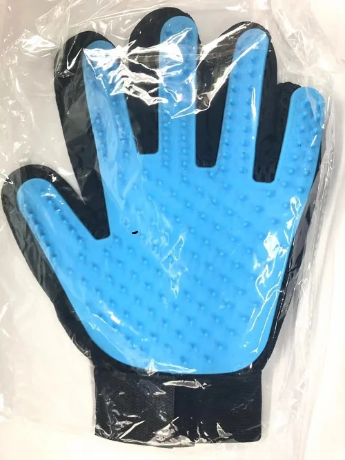 sky blue left Перчатки "Кошка" s перчатка для домашних животных уход за кошкой уход за собаками волосы для кошек щетка гребень перчатка для домашних животных Чистка для собак массажные перчатки "Кошка" для животных - Цвет: sky blue left