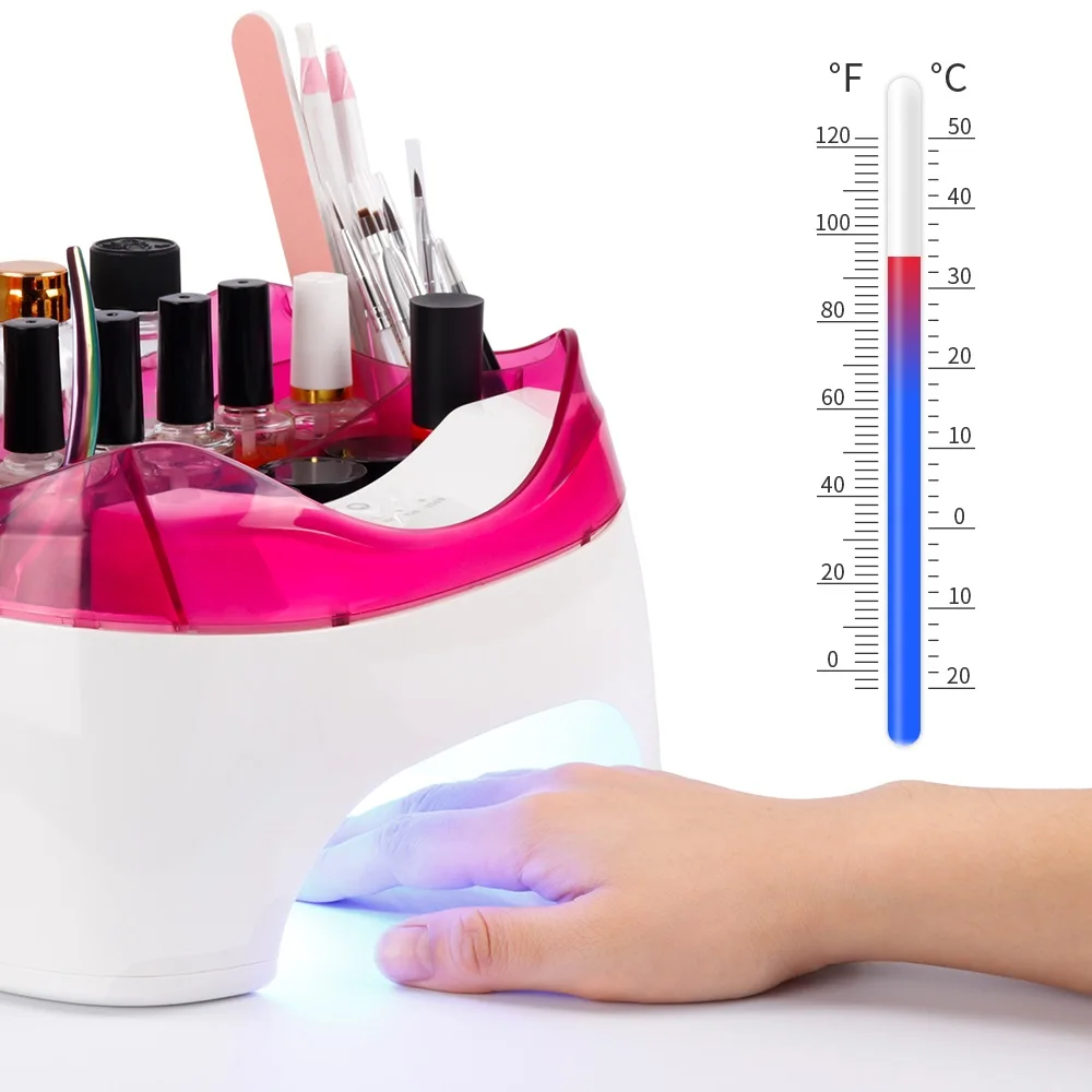 2019 Новый светодиодный УФ лампа для ногтей Сушилка инструмент маникюра