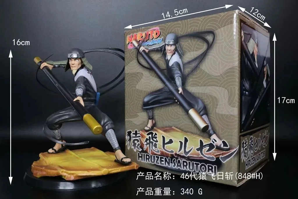 Аниме Наруто SHIPPUDEN Sarutobi Hiruzen фигурка модель игрушки|Игровые фигурки и