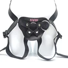 Бандаж женский FAAK SM, из натуральной кожи, мягкие манжеты на бедра, ремешок, фаллоимитатор, нижнее белье, сексуальные ремни