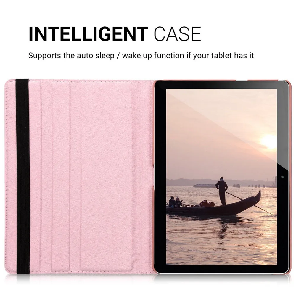 

360 Degree Rotating PU Leather Tablet Case for Huawei Mediapad M5 8.4" SHT-AL09 SHT-W09 Case Flip Stand Smart Capa Shell Coque