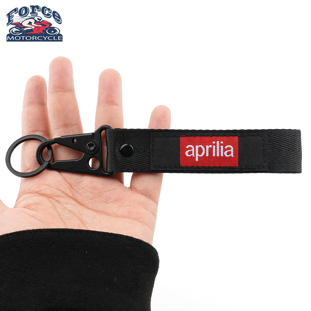 Брелок для ключей с вышивкой мотоцикла двусторонний чехол Aprilia RS RSV RXV Tuono SXV RSV4 RS125