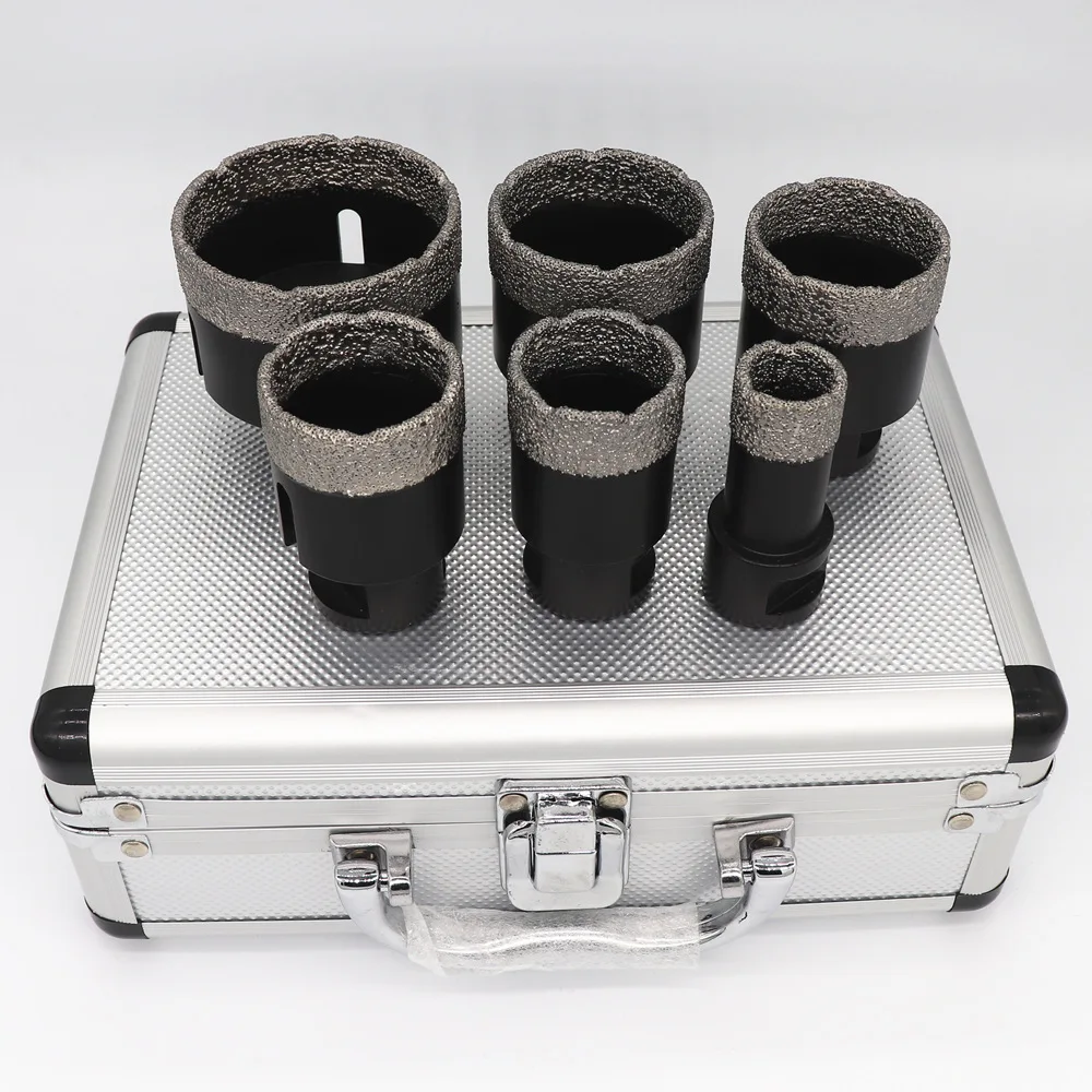 Набор алмазных сверл вакуумные насадки для мрамора и керамики 20 + 35 40 45 50 68 мм |