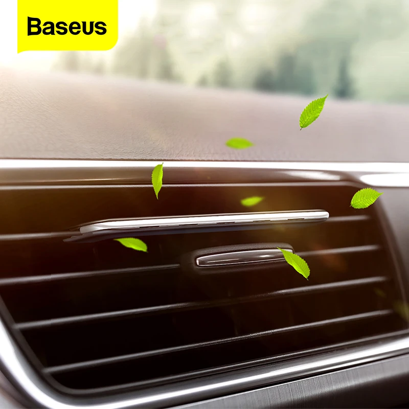 

Baseus Car Air Freshener Auto outlet Perfume Vent Air Freshener In The Car Air Conditioning Clip Diffuser Solid Natural Perfume