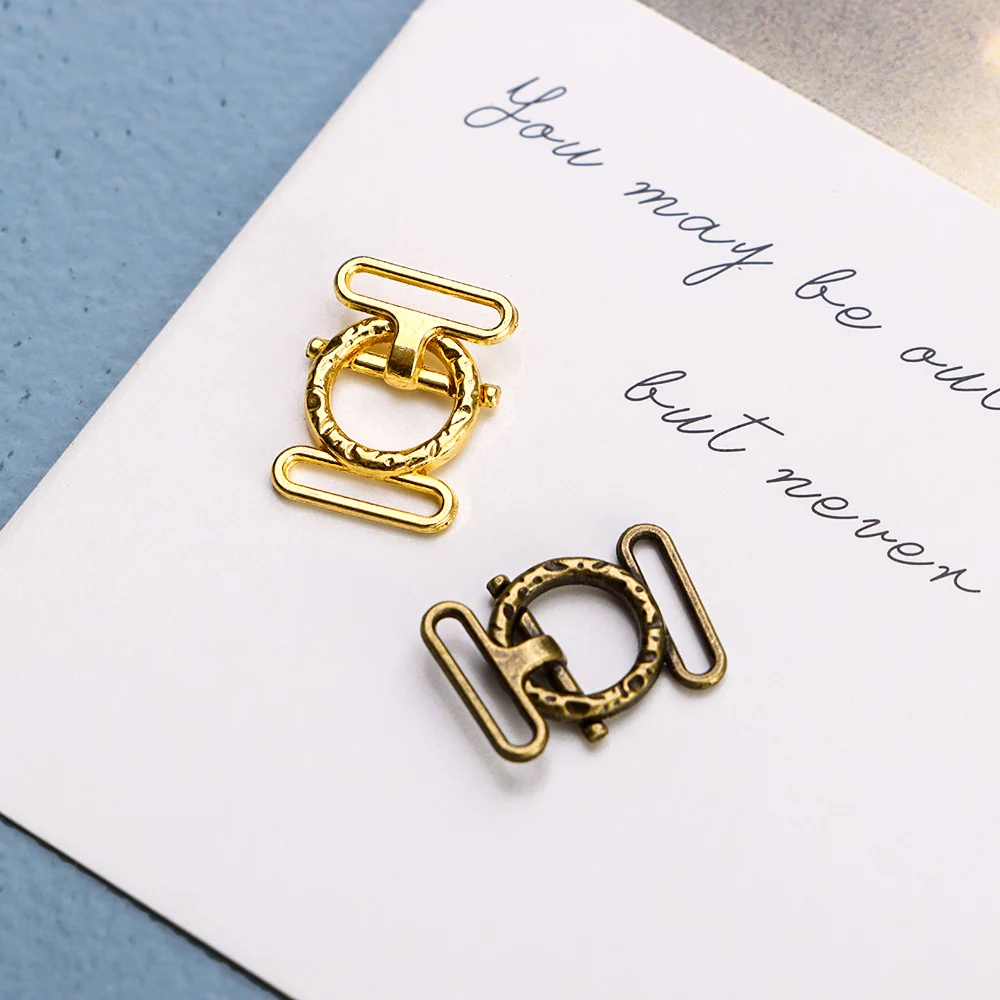 10PCS 8mm Mini Tri-glide Belt Buckle Ultra-small Metal Doll Bags Buttons DIY Stuffed Toys Shoes Clothes Accessories - купить по