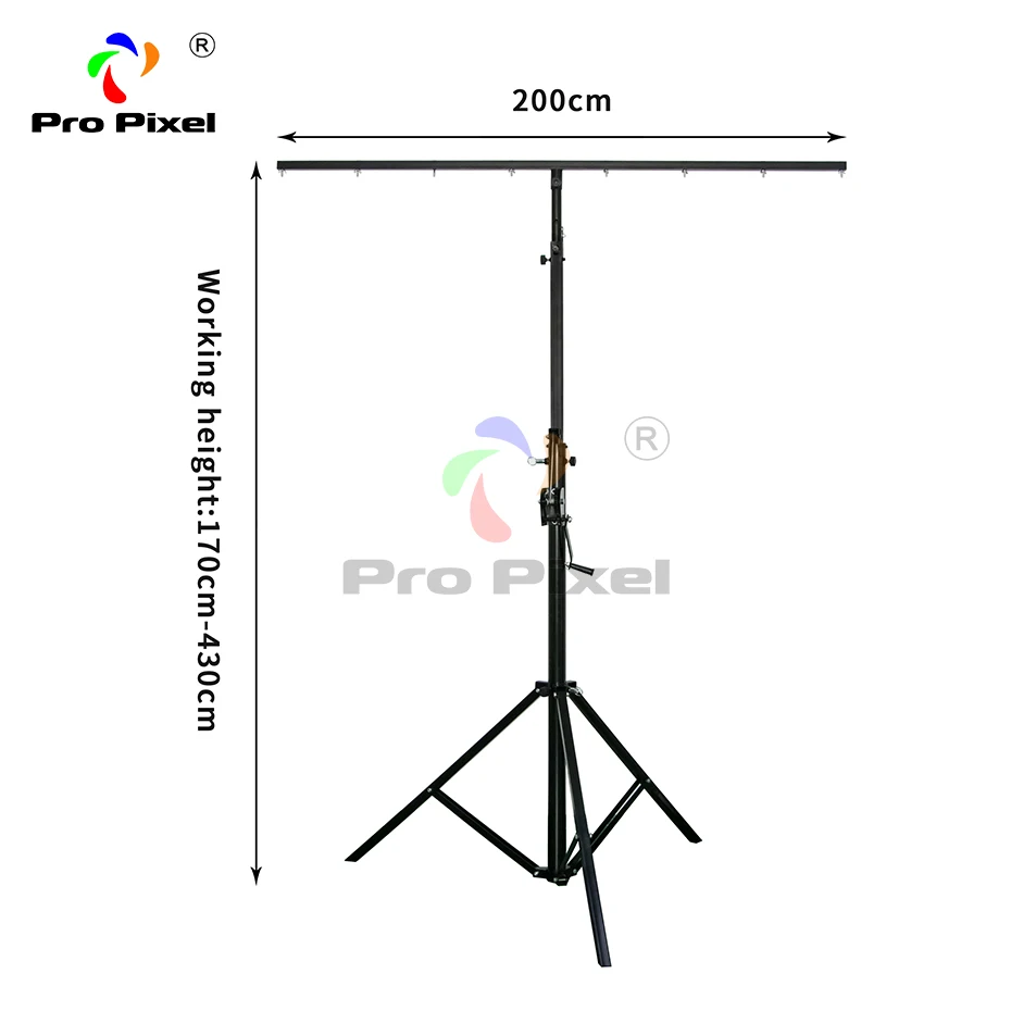 Портативный диджейский светильник t-образная конструкция легкий штатив для