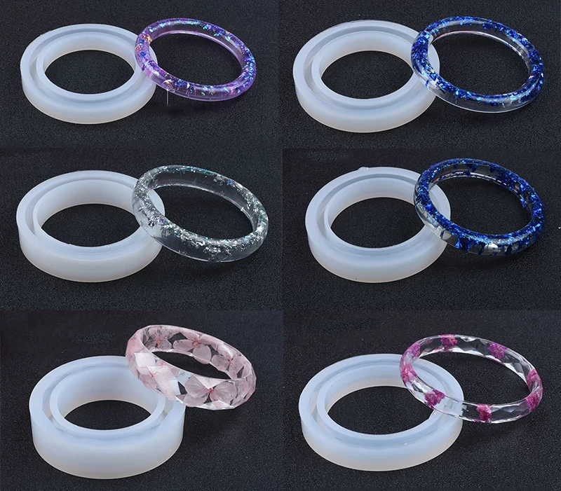 

Bracelet Silicone Mold High Transparency Components for Jewelry Making Crystal Epoxy Resin Pigments DIY Base