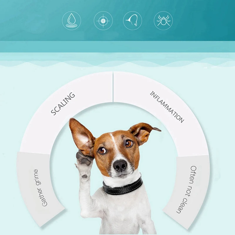Жидкость для мытья ушей домашних животных 80 мл универсальные капли собак кошек
