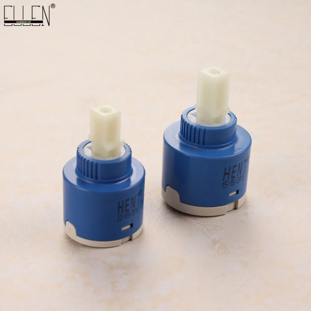 

Vidric Faucet Cartridge 35mm/40mm Ceramic Cartridge Mixer Low Torque Faucet Spool Accessories Rotation Flat Base ELF0023