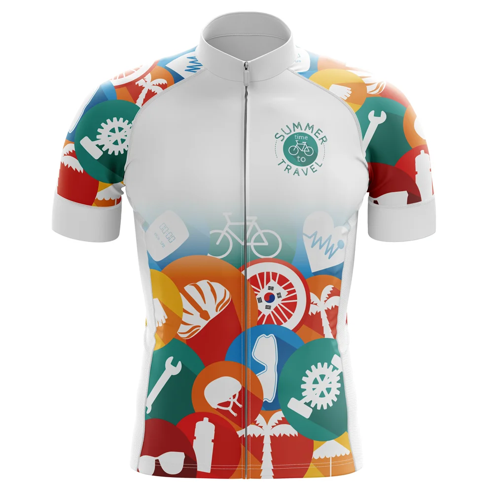 Летняя мужская футболка для горного велосипеда одежда велоспорта Забавная