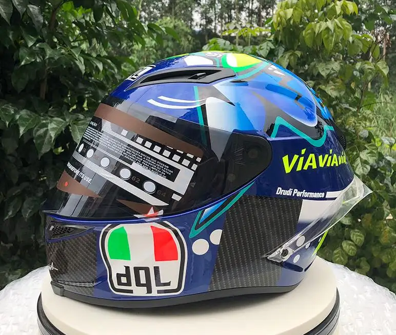 1 Dql moto rcycle misano ручной шлем с черный с козырьком шлем для мотогонок с полным лицом перекрестный большой хвост крыло шлем - Цвет: 1