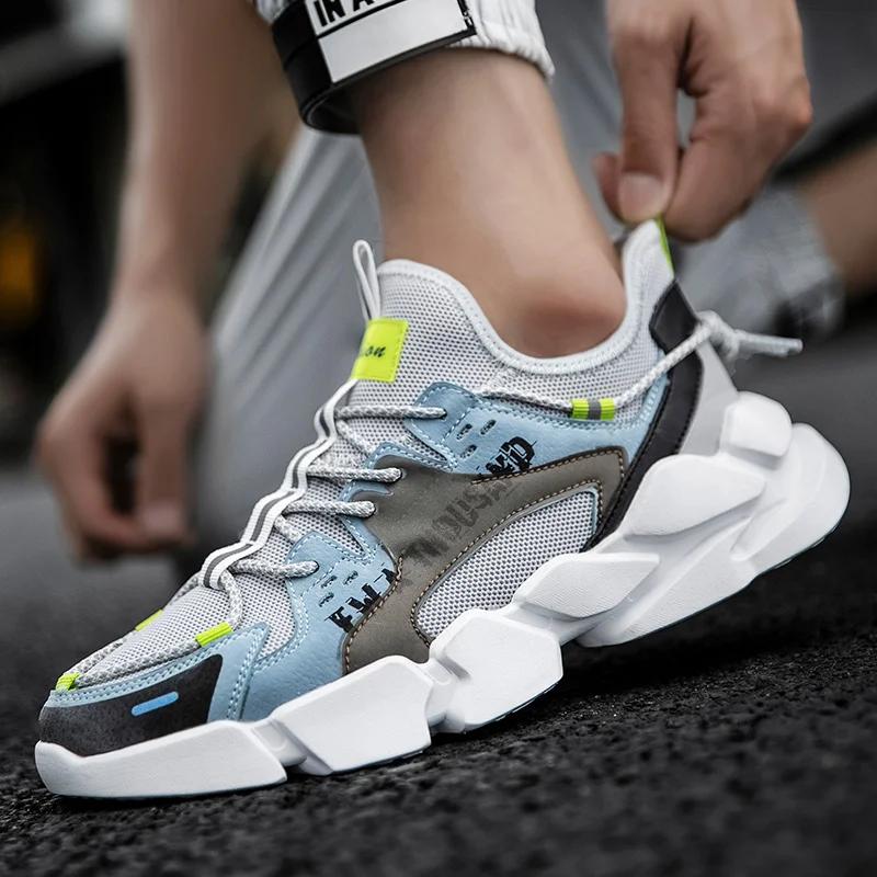 

Men Casual Shoes Fashion Sneakers Mesh Breathable Trainers Man Lace-up Dropshipping Zapatillas Hombre Tenis Masculino Adulto