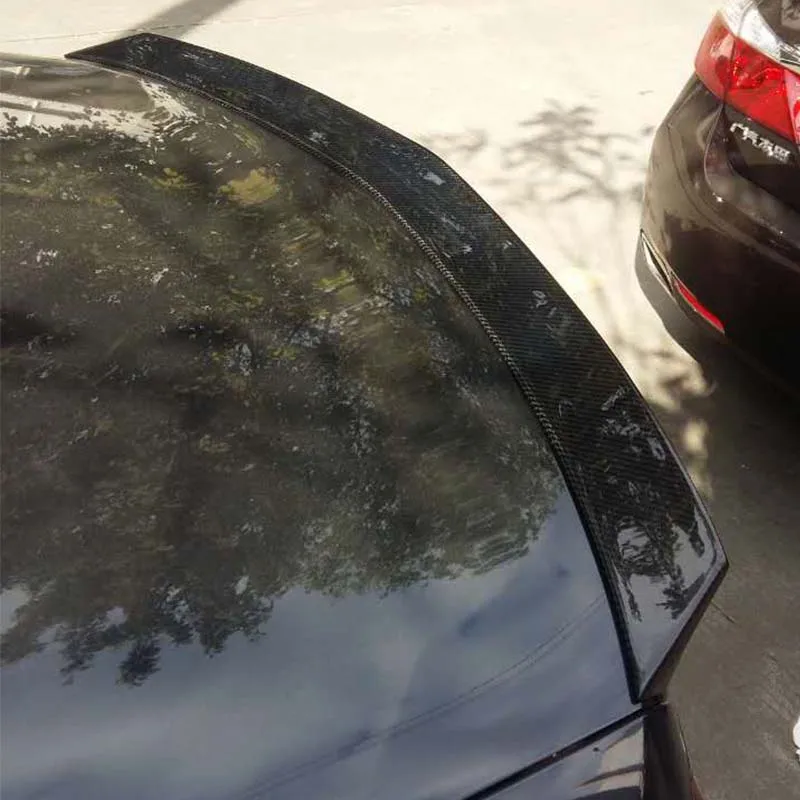 W213 модифицированный карбоновый задний багажник багажное отделение спойлер