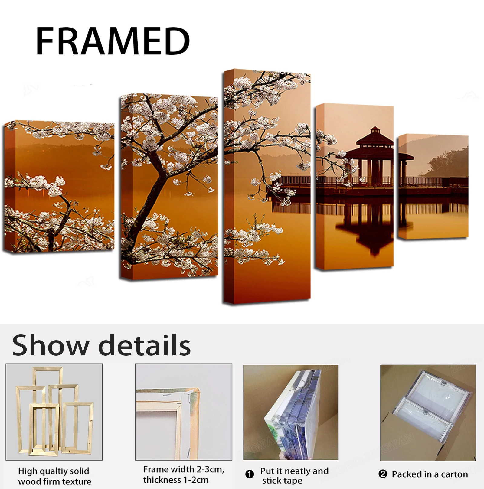 5 шт. настенные художественные картины черные и белые фотокартины для домашнего