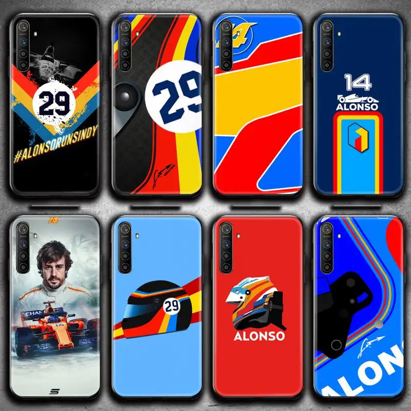 

Fernando Alonso Phone Case For OPPO Realme 6 Pro Realme C3 5 Pro C2 RENO2-Z A11X