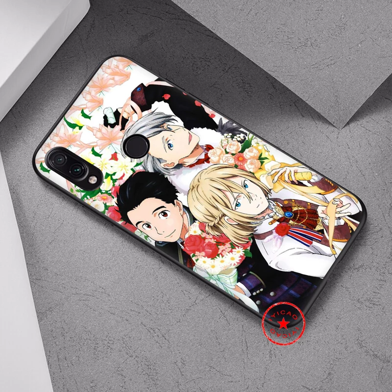 IYICAO аниме Юри на льду мягкий чехол для Xiaomi Redmi Note 8 7 6 5 Pro 5A 4X Мягкий Силиконовый ТПУ