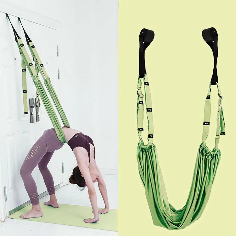 

Aerial Yoga Rope Stretch the Leg Split Practic Elastic Stretch Bar and Bends Down to Stretch Yoga Handstand Training Accessories