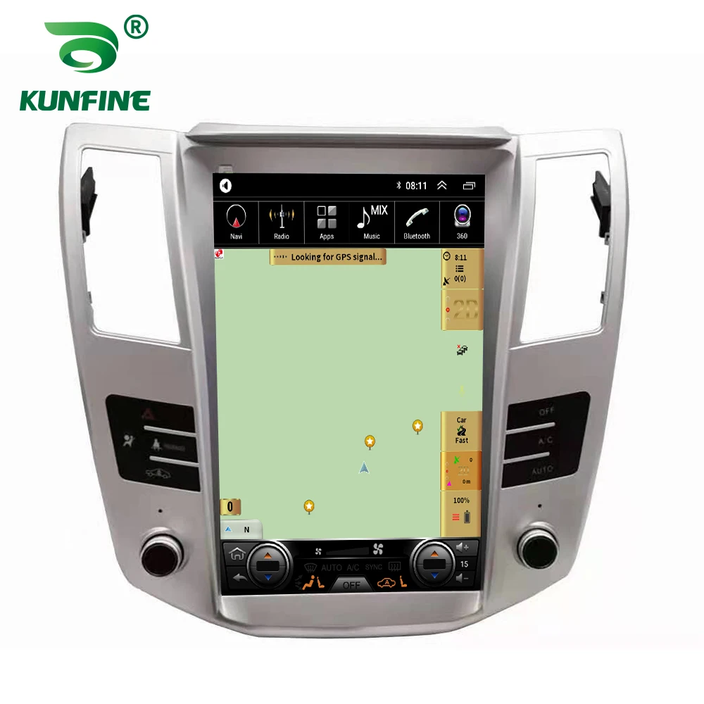 Экран Tesla Восьмиядерный 4 Гб RAM 64GM ROM Android 10 0 автомобильный DVD GPS плеер Deckless