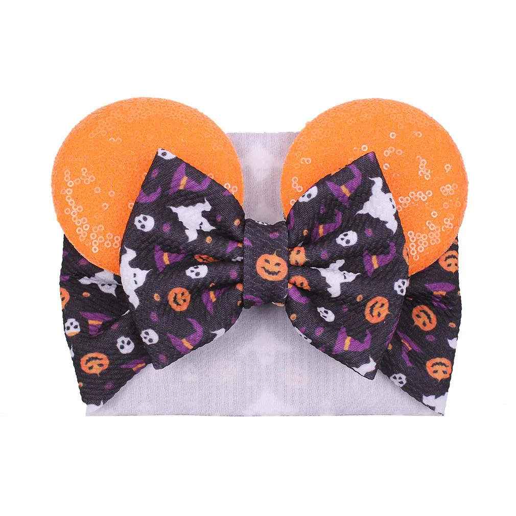 Disney Kawaii Микки Мышь Плюшевые Уши повязка на голову для малышей детей девочек