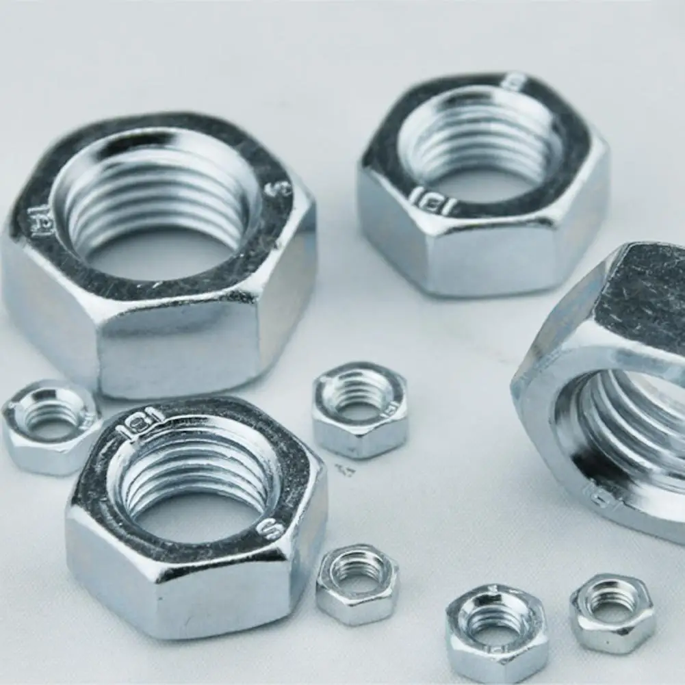 

M2 M3 M4 M5 M6 M8 M10 M12 30 Steel Hex Insert Lock Locknut Nut Self-locking Nut Q5H4
