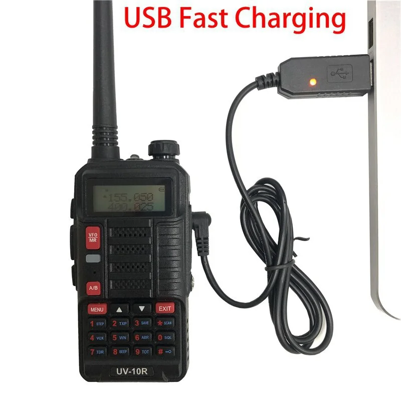 BAOFENG 2pcs 10W Professional Portable Walkie Talkie UV-10R 128 Channels Transceiver Dual Band Two Way CB Ham Radio | Мобильные