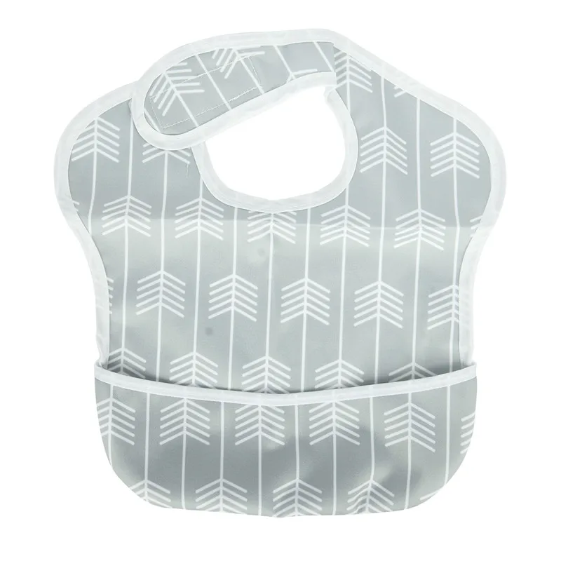 [Sigzagor]1 Baby Bib Feeding Waterproof With Pocket 6 to 24 months - Цвет: BSW10 arrow