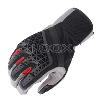 new gray trial motorcycle adventure touring ventilated gloves genuine leather motorbike racing mx atv gloves