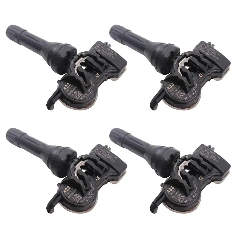 

4PCS/Set TPMS Car Tire Pressure Monitoring Sensor System Valve 68252493AB For Durango