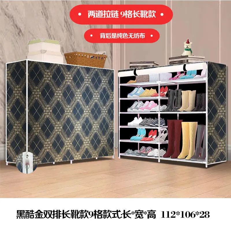 

3/4/5/6/8 Layers Non-woven Storage Shoe Rack Hallway Cabinet Organizer Holder Dustproof Assemble Shoes Shelf DIY Home Furniture