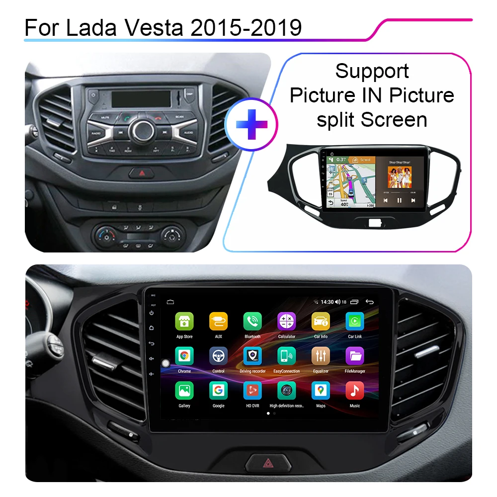 Автомагнитола XIMA XV6 Pro для LADA Vesta Cross Sport 2015-2020 2 din Android 10 | Автомобили и мотоциклы